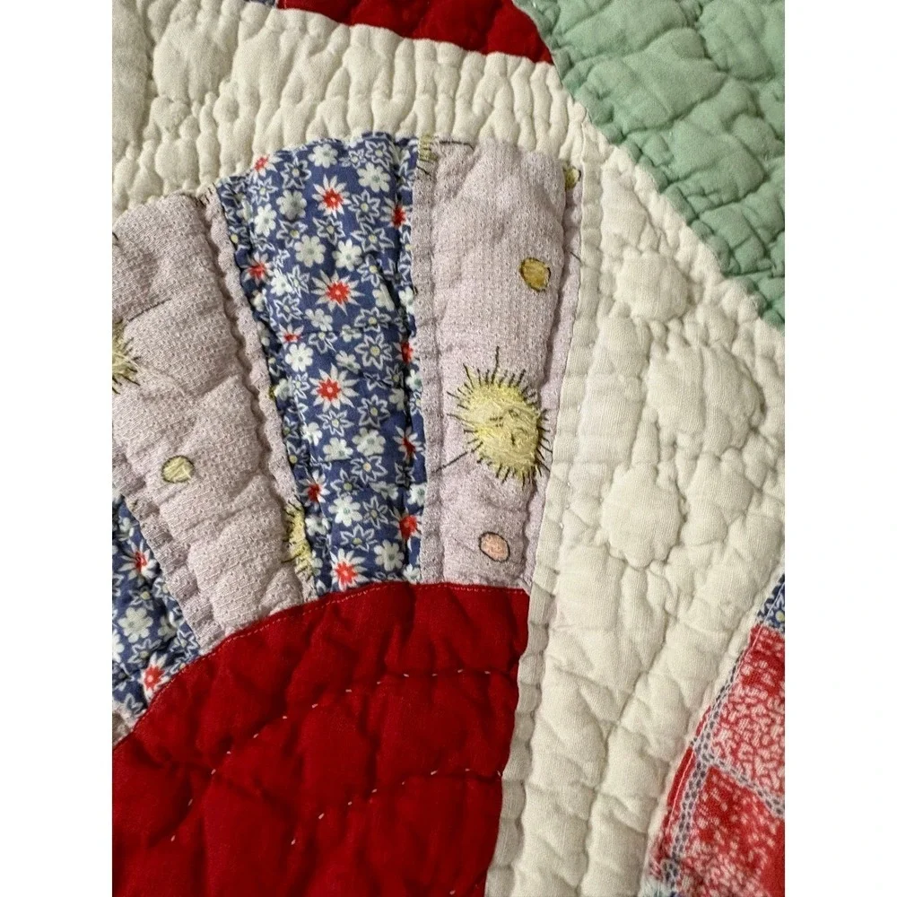 Vintage Fan Handmade Quilt 78